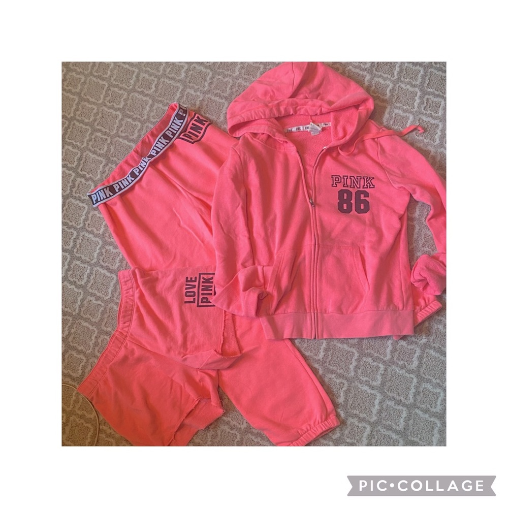 VS Pink 3 Piece Sweat Lot